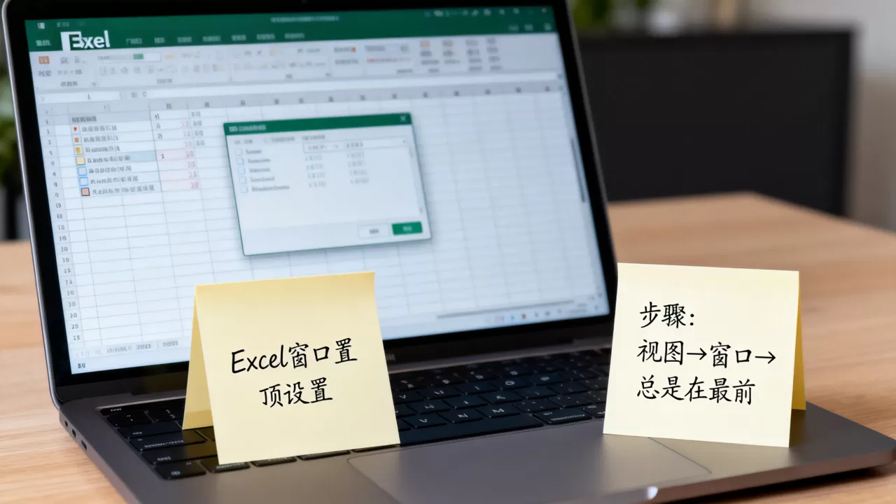 Excel表格怎么置顶显示?如何设置Excel窗口始终在最前 Excel表格怎么置顶显示?如何设置Excel窗口始终在最前