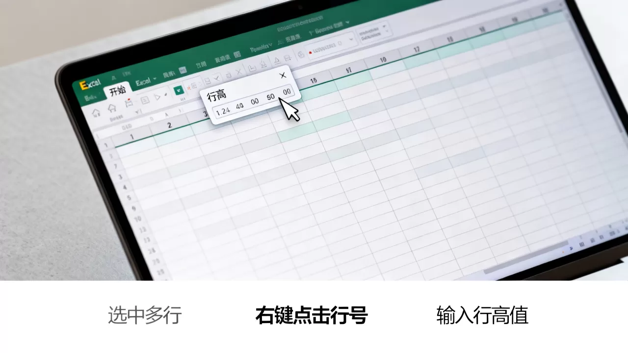 Excel所有行高怎么改?excel批量调整行高方法 Excel所有行高怎么改?excel批量调整行高方法