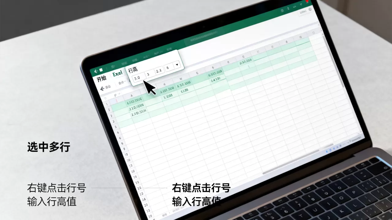 Excel所有行高怎么改?excel批量调整行高方法 Excel所有行高怎么改?excel批量调整行高方法