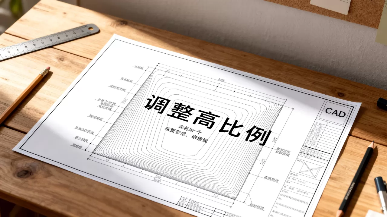 规划图等高线标注文字太大怎么解决?CAD图纸文字比例调整方法 规划图等高线标注文字太大怎么解决?CAD图纸文字比例调整方法