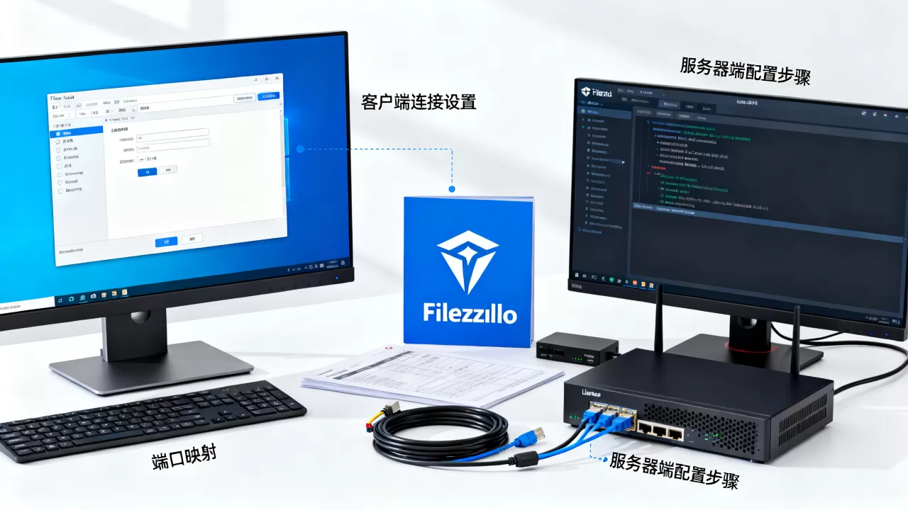 Filezilla客户端和服务器端区别在哪?Filezilla服务器端搭建教程 Filezilla客户端和服务器端区别在哪?Filezilla服务器端搭建教程