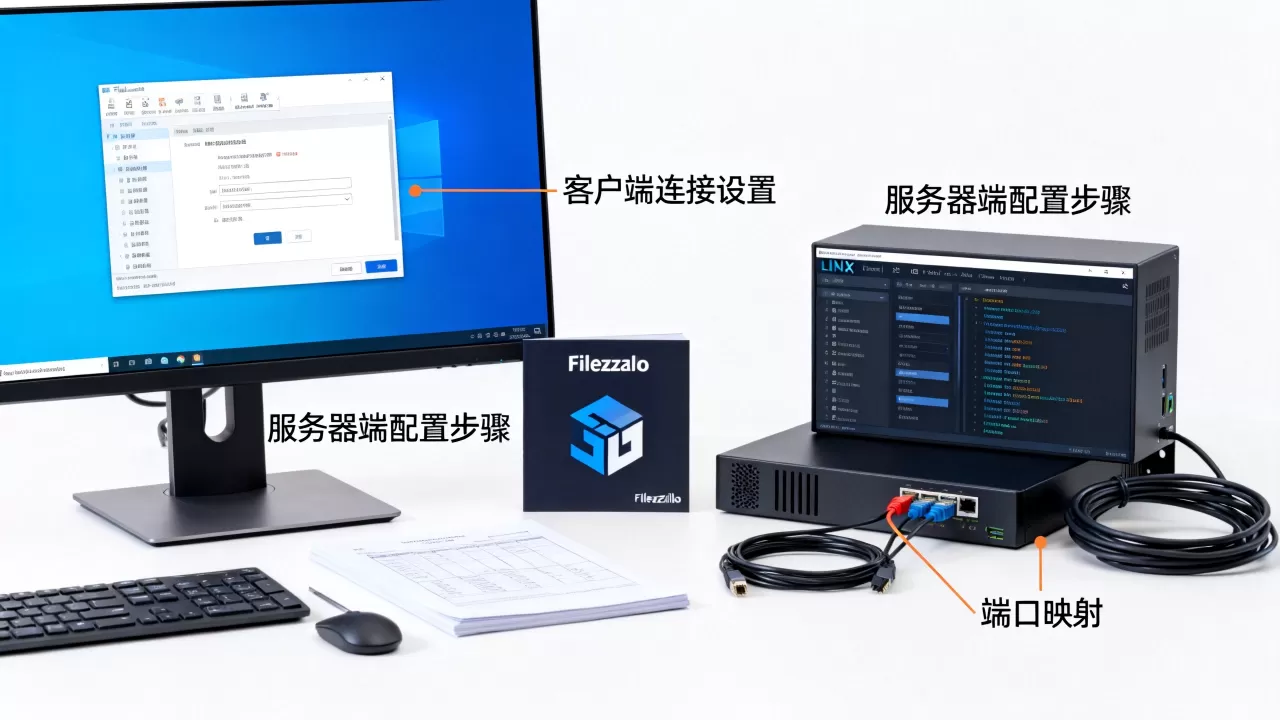 Filezilla客户端和服务器端区别在哪?Filezilla服务器端搭建教程 Filezilla客户端和服务器端区别在哪?Filezilla服务器端搭建教程