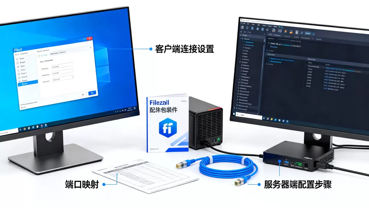 Filezilla客户端和服务器端区别在哪?Filezilla服务器端搭建教程 Filezilla客户端和服务器端区别在哪?Filezilla服务器端搭建教程