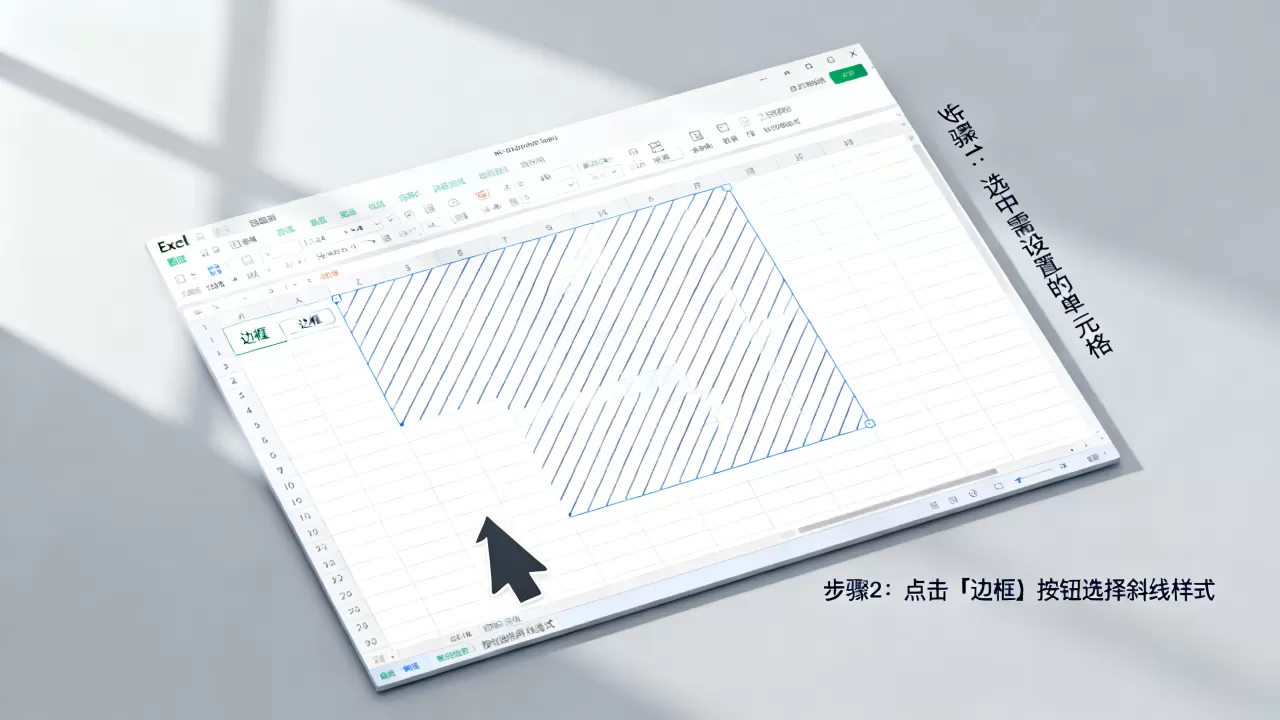Excel表格斜线怎么分?如何设置单元格斜线表头 Excel表格斜线怎么分?如何设置单元格斜线表头