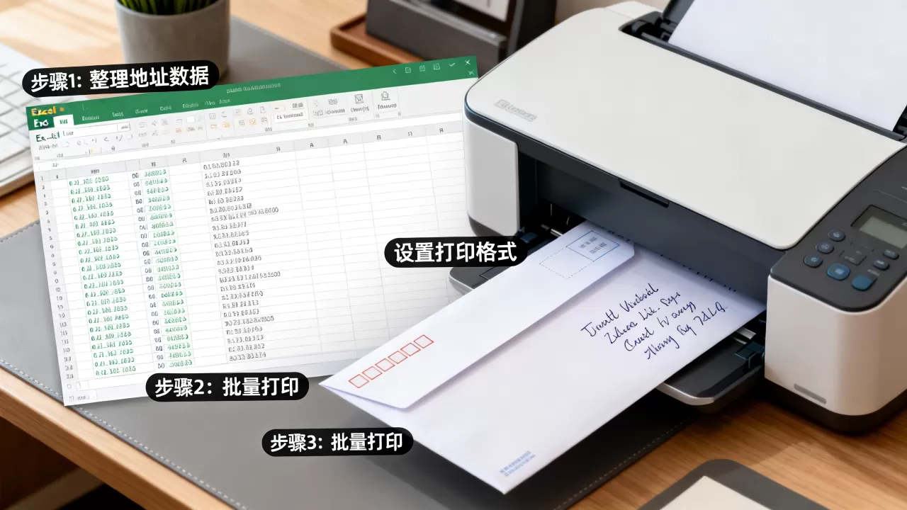 打印信封excel怎么做?批量打印信封地址教程 打印信封excel怎么做?批量打印信封地址教程