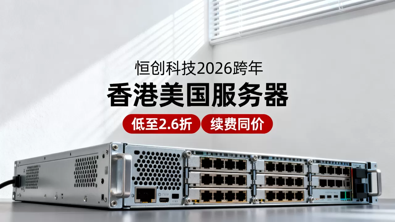 恒创科技2026跨年香港美国服务器低至2.6折续费同价是真的吗 恒创科技2026跨年香港美国服务器低至2.6折续费同价是真的吗