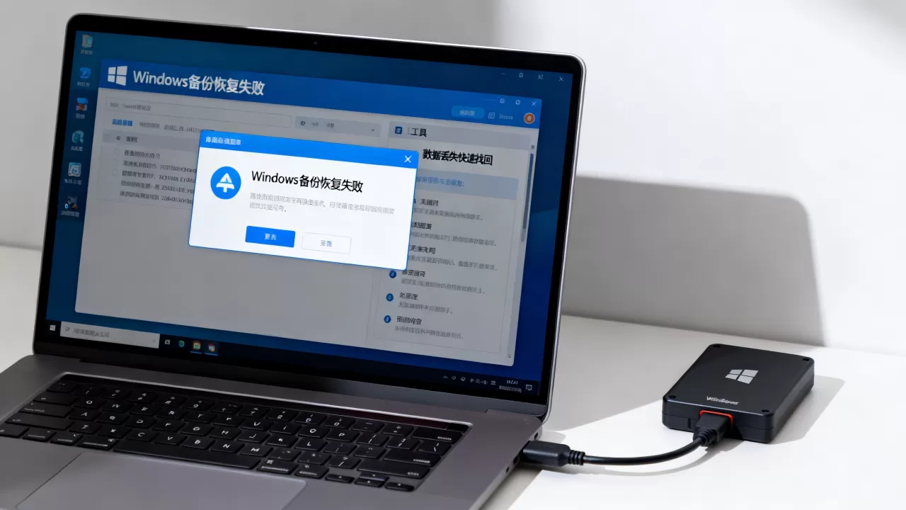Windows备份恢复失败怎么办?电脑数据丢失怎么快速找回 Windows备份恢复失败怎么办?电脑数据丢失怎么快速找回