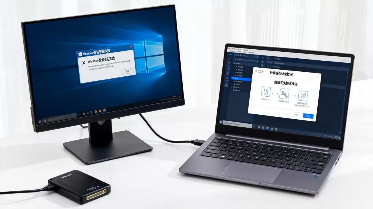 Windows备份恢复失败怎么办?电脑数据丢失怎么快速找回 Windows备份恢复失败怎么办?电脑数据丢失怎么快速找回