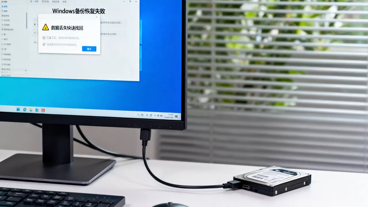 Windows备份恢复失败怎么办?电脑数据丢失怎么快速找回 Windows备份恢复失败怎么办?电脑数据丢失怎么快速找回