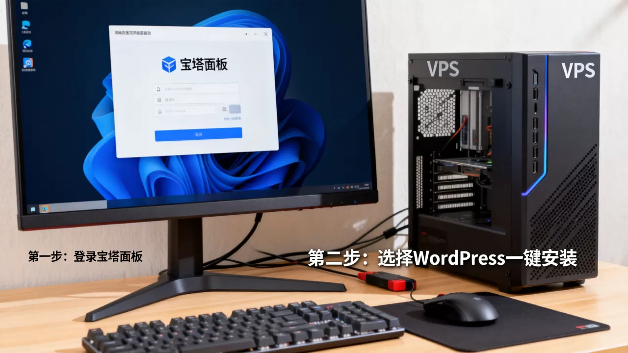 搬瓦工VPS怎么用宝塔一键搭建WordPress?新手建站全流程 搬瓦工VPS怎么用宝塔一键搭建WordPress?新手建站全流程