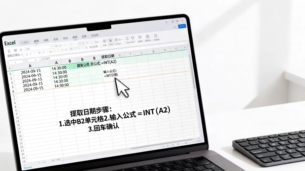 Excel时间如何提取日期?excel怎么从日期时间中提取日期 Excel时间如何提取日期?excel怎么从日期时间中提取日期