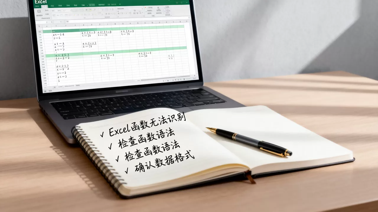 Excel函数为什么不能用?Excel函数无法识别怎么办 Excel函数为什么不能用?Excel函数无法识别怎么办