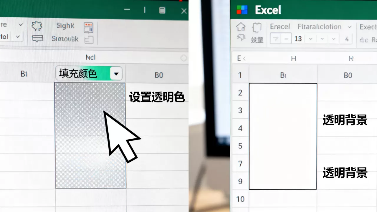 excel怎么设置透明色?excel表格中如何设置透明背景 excel怎么设置透明色?excel表格中如何设置透明背景