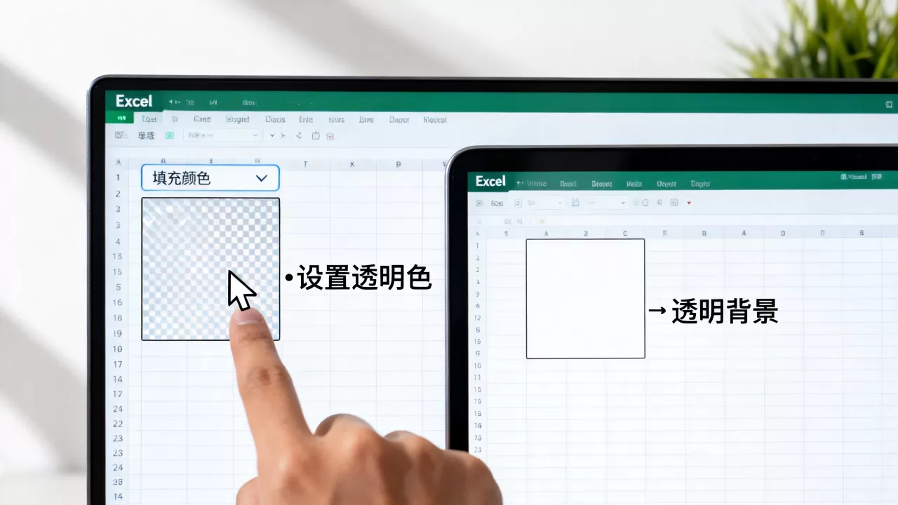 excel怎么设置透明色?excel表格中如何设置透明背景 excel怎么设置透明色?excel表格中如何设置透明背景