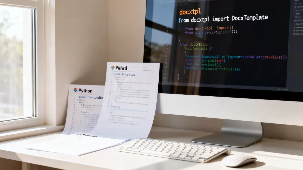 如何用docxtpl生成Word文档?python docxtpl模板引擎教程 如何用docxtpl生成Word文档?python docxtpl模板引擎教程