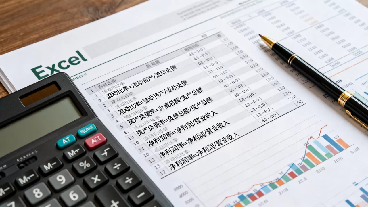 财务指标excel怎么算?常用财务指标计算公式大全 财务指标excel怎么算?常用财务指标计算公式大全