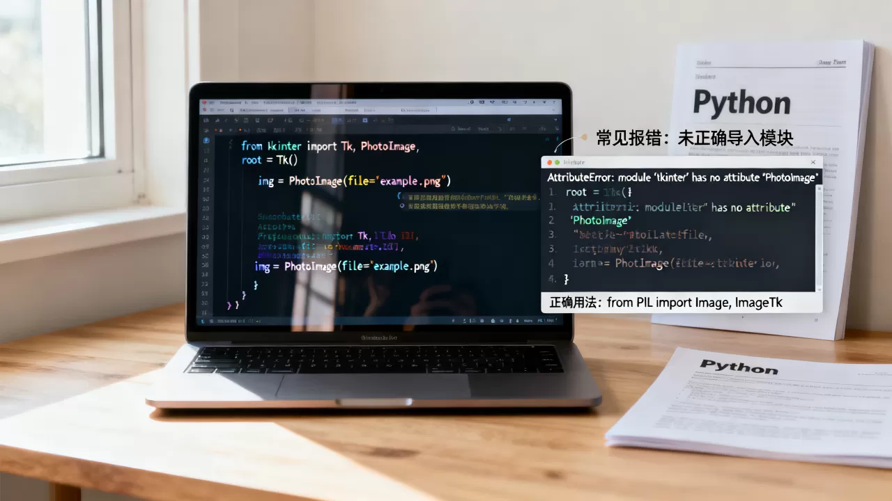 PhotoImage Python报错怎么办,python中PhotoImage模块如何使用 PhotoImage Python报错怎么办,python中PhotoImage模块如何使用