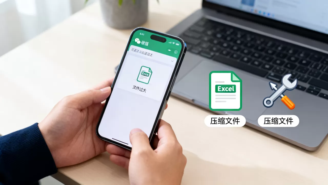 Excel文件发微信打不开怎么办?微信发送Excel文件过大 Excel文件发微信打不开怎么办?微信发送Excel文件过大