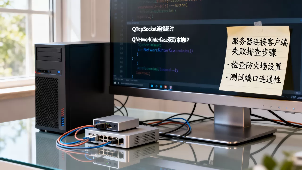服务器连接客户端Qt失败怎么办?Qt网络编程教程 服务器连接客户端Qt失败怎么办?Qt网络编程教程
