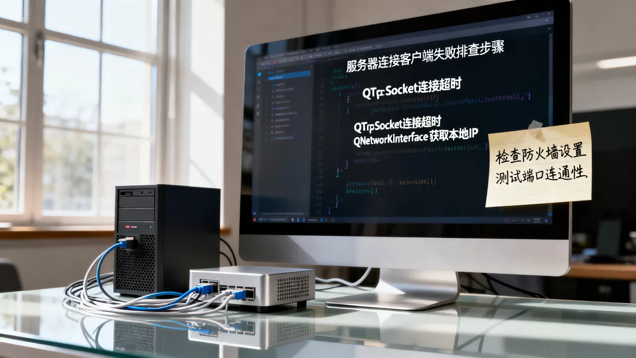 服务器连接客户端Qt失败怎么办?Qt网络编程教程 服务器连接客户端Qt失败怎么办?Qt网络编程教程