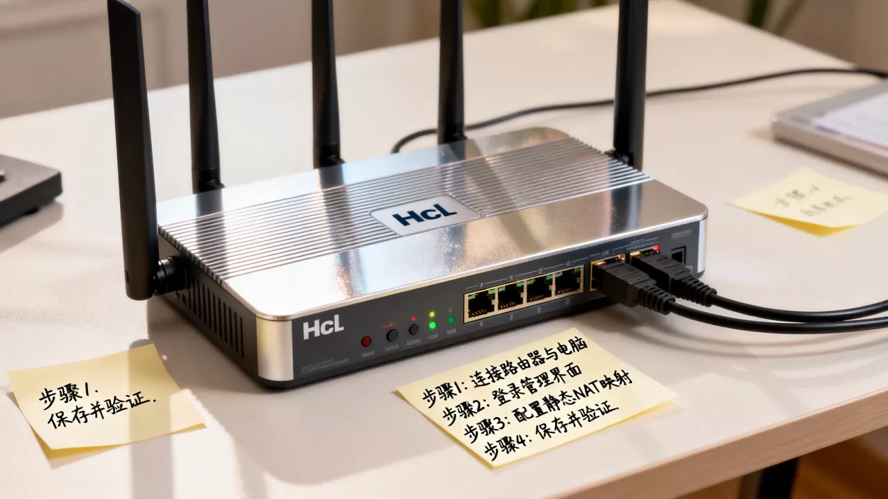 Hcl路由器nat转换静态怎么设置?路由器nat静态地址映射教程 Hcl路由器nat转换静态怎么设置?路由器nat静态地址映射教程