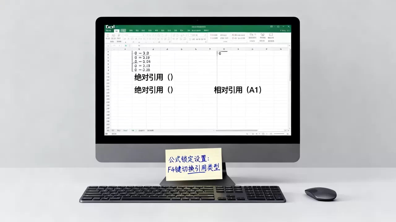 Excel公式锁定怎么设置?绝对引用与相对引用区别 Excel公式锁定怎么设置?绝对引用与相对引用区别