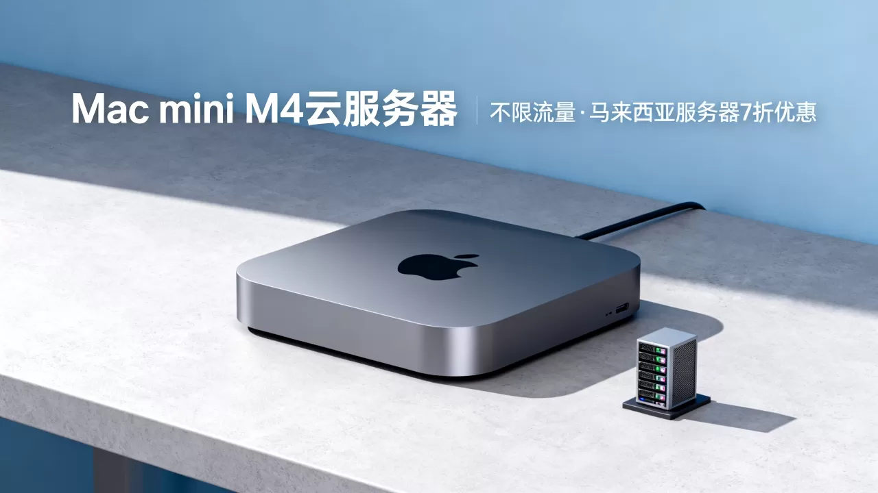 Mac mini M4云服务器不限流量吗?马来西亚服务器7折优惠 Mac mini M4云服务器不限流量吗?马来西亚服务器7折优惠