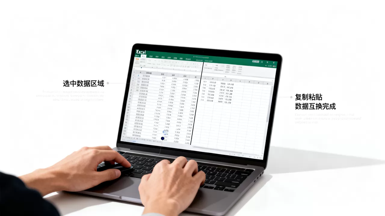 Excel数据交换怎么操作?Excel表格数据互换方法 Excel数据交换怎么操作?Excel表格数据互换方法