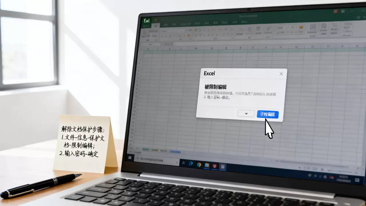 Excel被限制编辑怎么办?如何解除文档保护 Excel被限制编辑怎么办?如何解除文档保护
