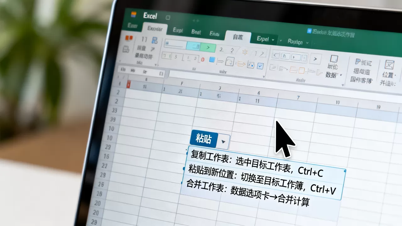 Excel粘贴工作表怎么操作?Excel中如何合并多个工作表 Excel粘贴工作表怎么操作?Excel中如何合并多个工作表