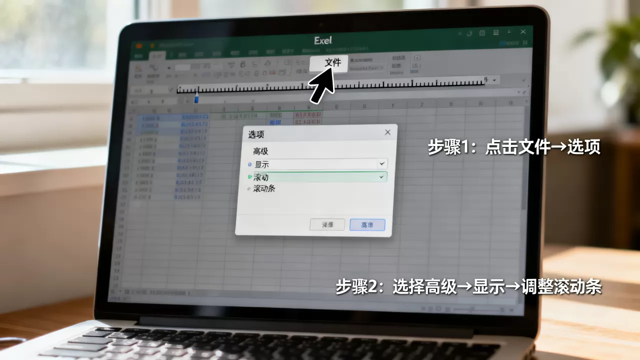 Excel滚动条突然变长怎么解决?如何快速恢复默认长度 Excel滚动条突然变长怎么解决?如何快速恢复默认长度