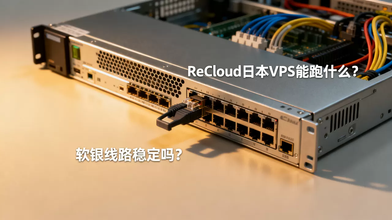 ReCloud日本VPS能跑什么?软银线路稳定吗 ReCloud日本VPS能跑什么?软银线路稳定吗