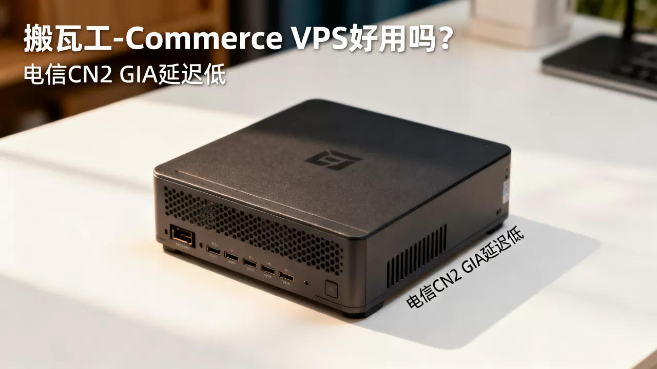 搬瓦工E-Commerce VPS好用吗?电信CN2 GIA延迟低 搬瓦工E-Commerce VPS好用吗?电信CN2 GIA延迟低