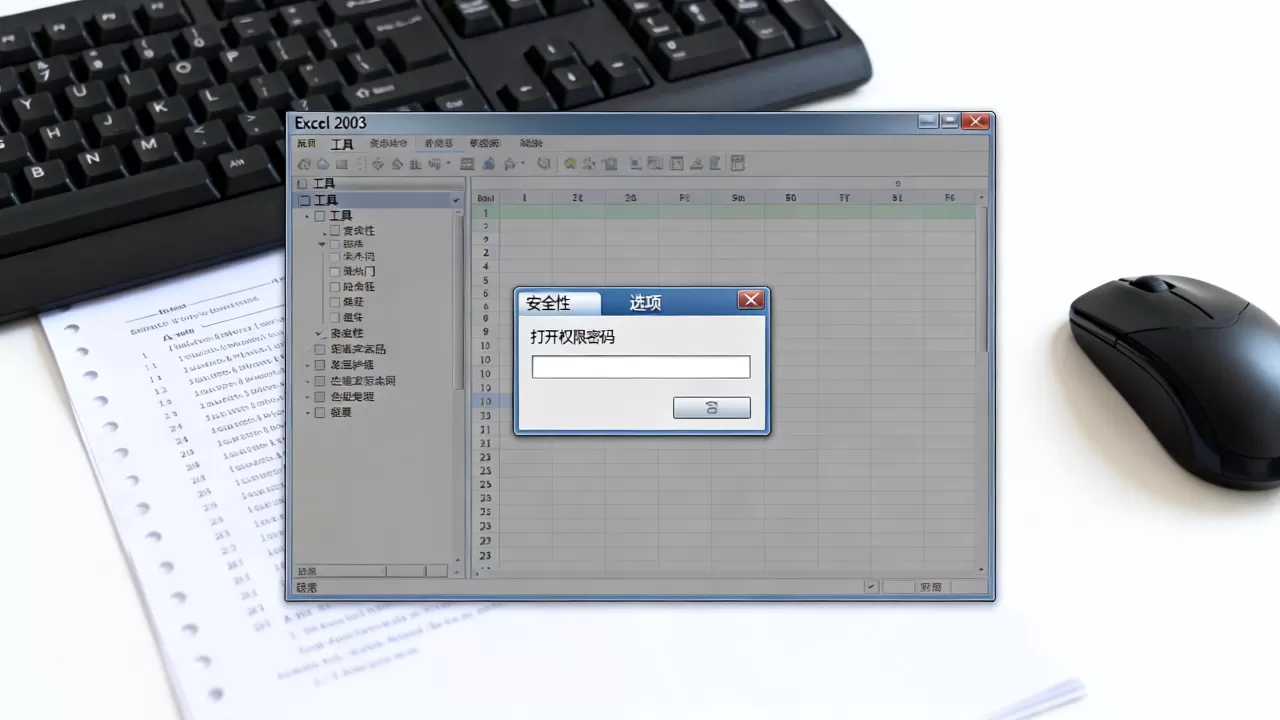 Excel 2003文档如何设置密码保护? Excel 2003文档如何设置密码保护?