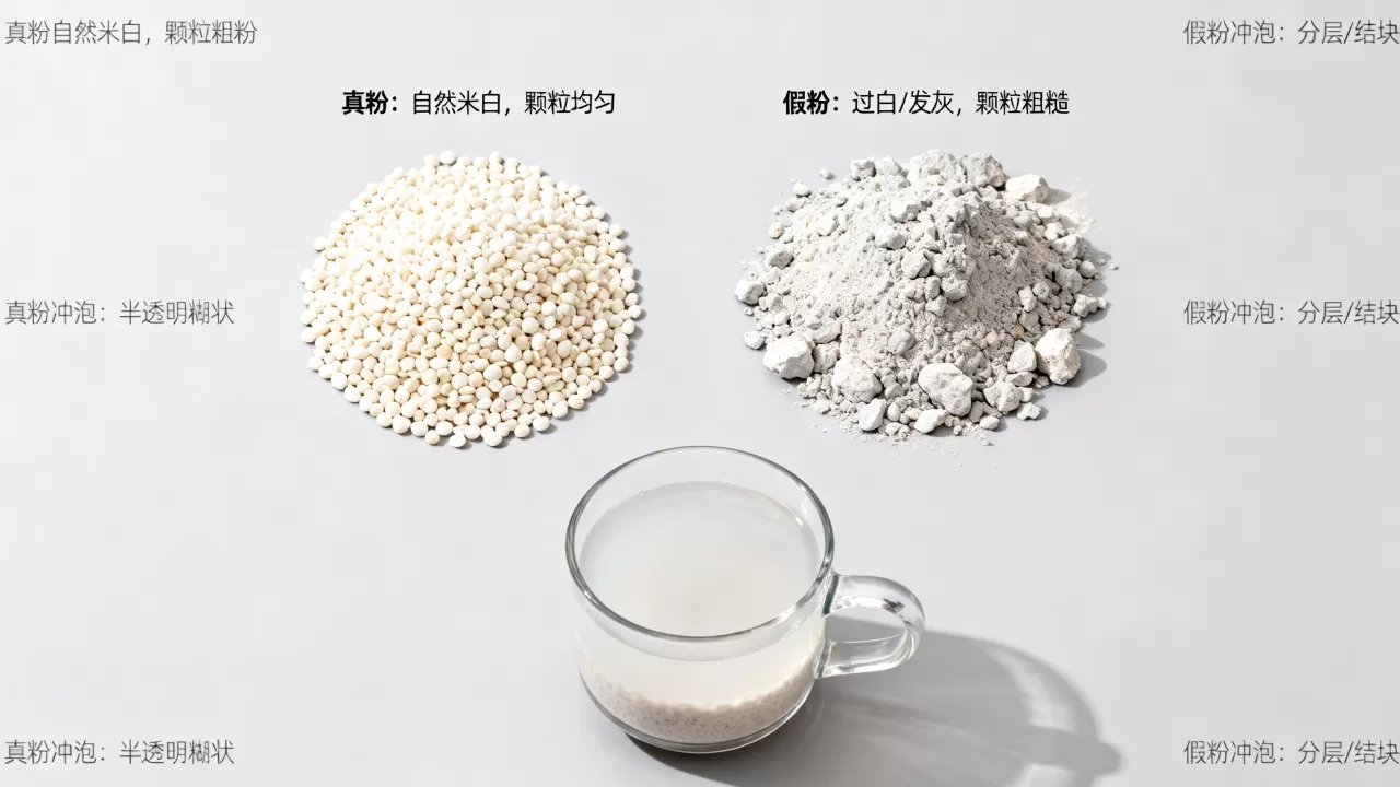 葛根粉怎么识别真假?葛根粉真假辨别方法 葛根粉怎么识别真假?葛根粉真假辨别方法