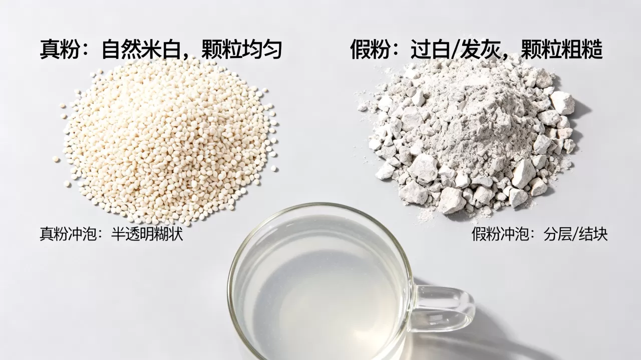 葛根粉怎么识别真假?葛根粉真假辨别方法 葛根粉怎么识别真假?葛根粉真假辨别方法