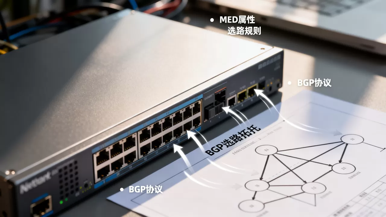 BGP MED属性选路是如何进行的?BGP MED属性选路规则 BGP MED属性选路是如何进行的?BGP MED属性选路规则