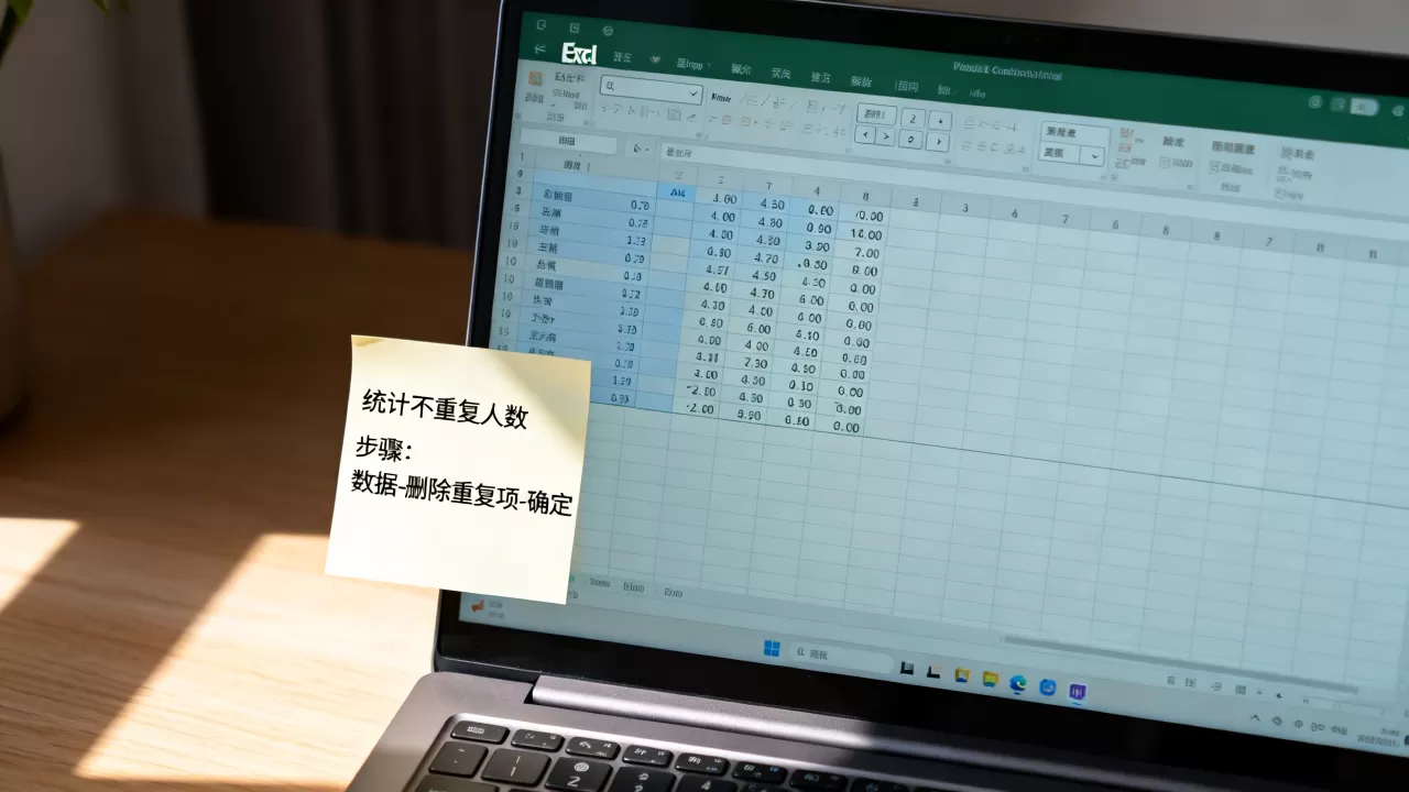 Excel人数怎么求?如何统计表格中不重复的人数 Excel人数怎么求?如何统计表格中不重复的人数