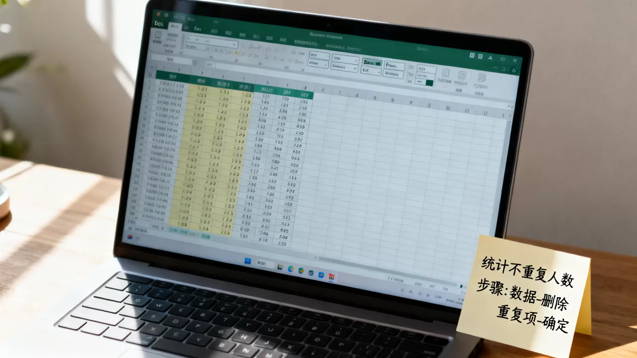 Excel人数怎么求?如何统计表格中不重复的人数 Excel人数怎么求?如何统计表格中不重复的人数