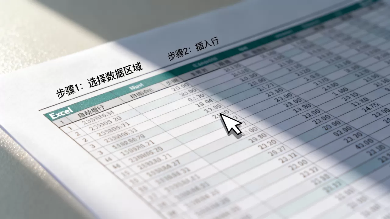 Excel怎么自动增行?表格数据批量增加行的方法 Excel怎么自动增行?表格数据批量增加行的方法