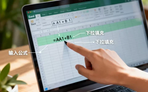 Excel设置列公式怎么操作？如何批量填充单元格