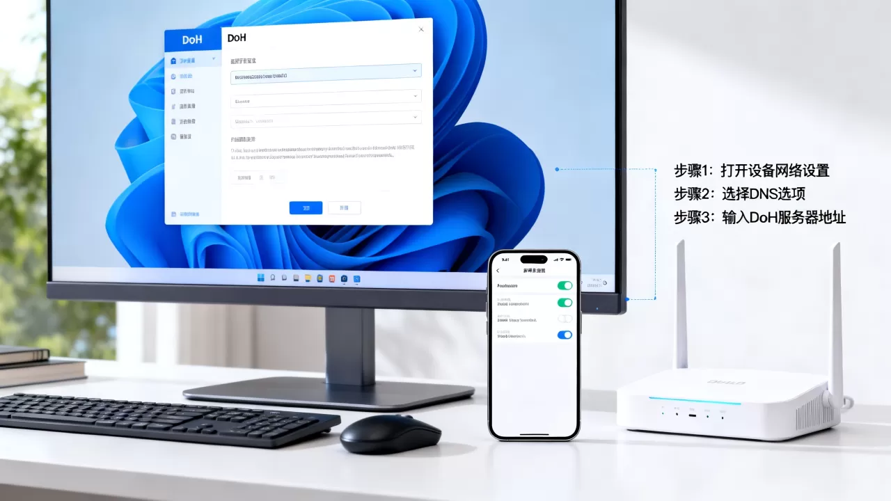 DoH配置教程？DNS over HTTPS配置方法