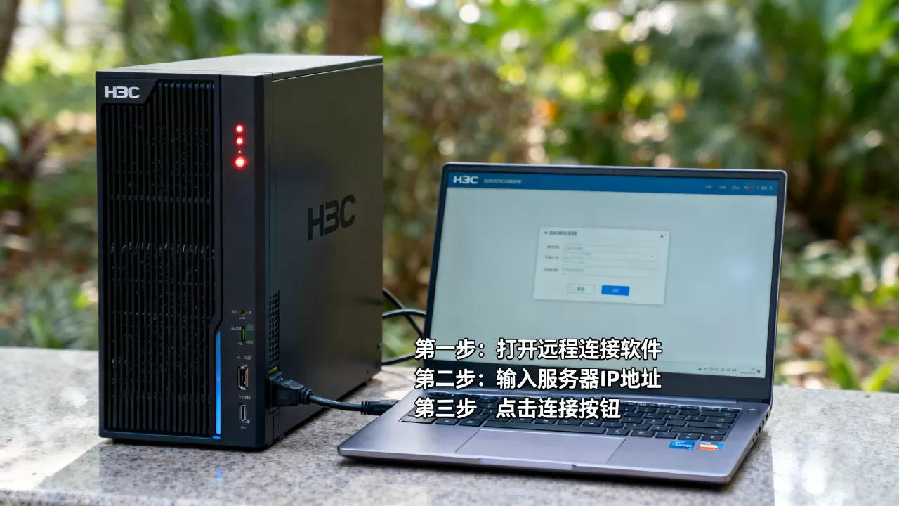 如何远程连接H3C服务器？H3C服务器远程连接方法