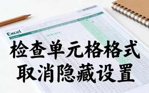 Excel数字突然消失怎么办？如何恢复隐藏的数字