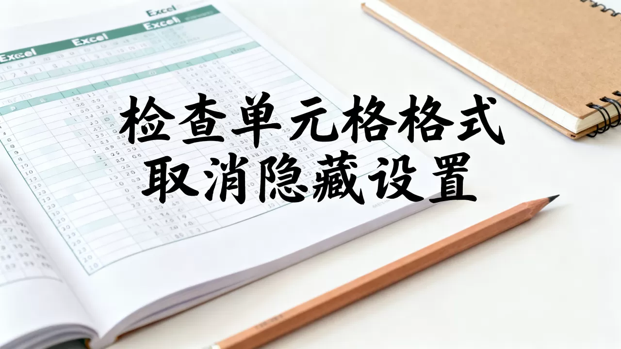 Excel数字突然消失怎么办?如何恢复隐藏的数字 Excel数字突然消失怎么办?如何恢复隐藏的数字