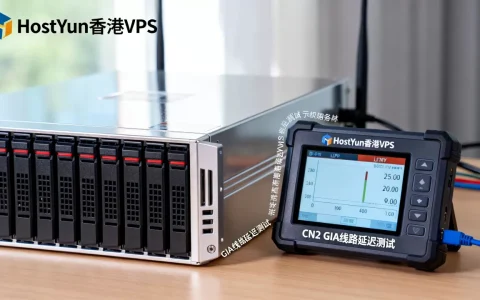 HostYun香港VPS性能如何？CN2 GIA线路延迟多少
