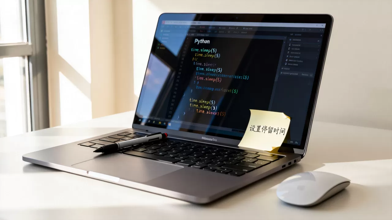 python停留时间怎么设置?python爬虫自动停留 python停留时间怎么设置?python爬虫自动停留