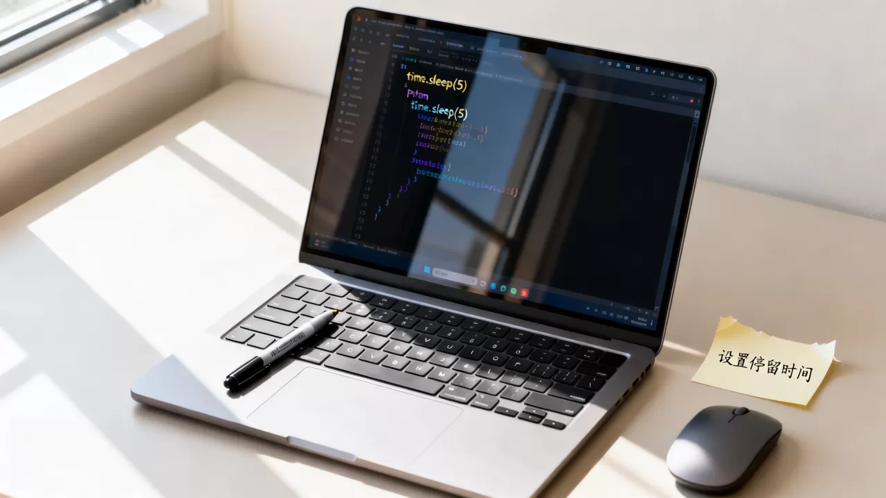 python停留时间怎么设置?python爬虫自动停留 python停留时间怎么设置?python爬虫自动停留