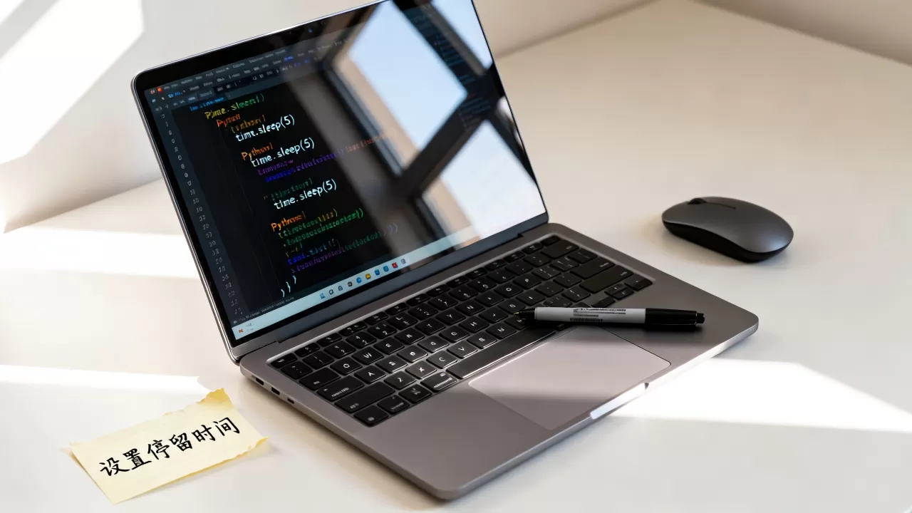 python停留时间怎么设置?python爬虫自动停留 python停留时间怎么设置?python爬虫自动停留