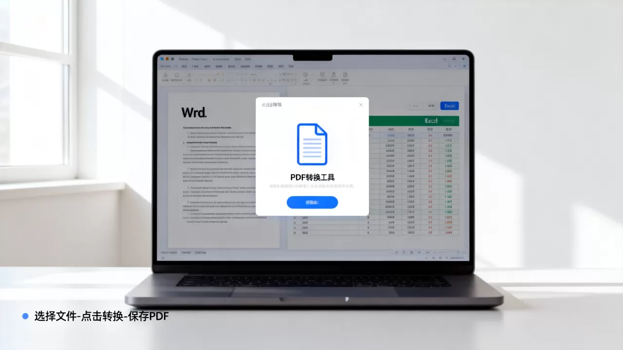 Word Excel怎么转PDF？免费转换工具推荐